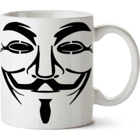 Anonymous Mask Png Picture Baskılı Kupa Bardak