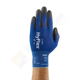 Ansell 11-618 Hyflex Mavi Dokunma Hassasiyetli Mekanik Koruma İş Eldiveni