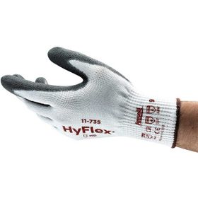 Ansell 11-735 Hyflex Beyaz Mekanik ve Kesilmelere Karşı Koruyucu İş Eldiveni