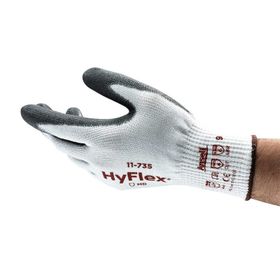 Ansell 11-735 Hyflex Beyaz Mekanik ve Kesilmelere Karşı Koruyucu İş Eldiveni