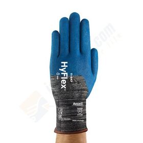 Ansell 11-947 Hyflex Mavi Kesilme ve Aşınmaya Dirençli Yağ Tutmaz İş Eldiveni