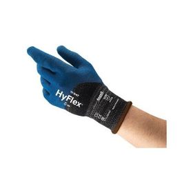 Ansell 11-947 Hyflex Mavi Kesilme ve Aşınmaya Dirençli Yağ Tutmaz İş Eldiveni