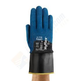 Ansell 11-948 Hyflex Mavi Kesilme Dirençli Yağ Tutmaz İş Eldiveni