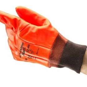 Ansell 23-491 ActivArmr Yağ Geçirmez Florasanlı Soğuk Hava İş Eldiveni