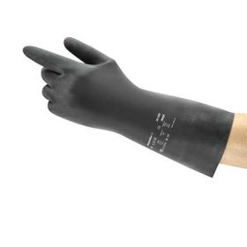 Ansell 29-500 Alphatec Siyah Mekanik Korumalı Antistatik Kimyasal İş Eldiveni