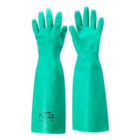 Ansell 37-185 Alphatec Solvex Yeşil Kimyasal Dirençli Uzun İş Eldiveni