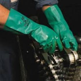 Ansell 37-675 Solvex Yeşil Kimyasal ve Sıvı Korumalı Antistatik İş Eldiveni