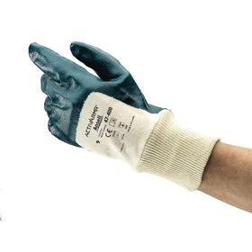 Ansell 47-400 Hylite Yeşil Yağ Tutmaz Mekanik Dirençli Esnek İş Eldiveni