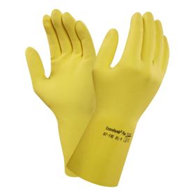 Ansell 87-190 Alphatec Sarı Kimyasal ve Sıvı Korumalı İş Eldiveni