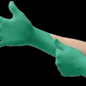 Ansell 92-500 Touchntuff Yeşil Pudralı Tek Kullanımlık Antistatik Nitril Eldiven