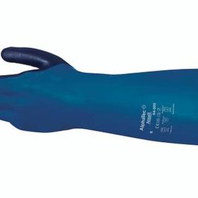 Ansell Alphatec 04-005 Mavi Nitril Pvc Kimyasal İş Eldiveni