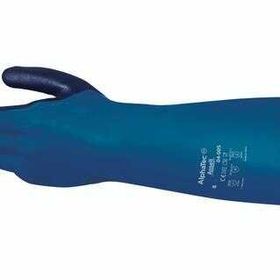 Ansell Alphatec 04-005 Mavi Nitril Pvc Kimyasal İş Eldiveni