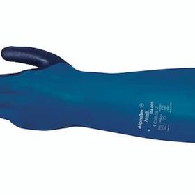 Ansell Alphatec 04-005 Mavi Nitril Pvc Kimyasal İş Eldiveni