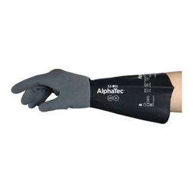 Ansell Alphatec 53-001 Siyah Kimyasal Koruyucu İş Eldiveni