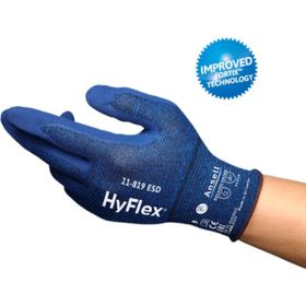 Ansell Hyflex 11-819 Mavi Esd Dokunmatik Ekran Konforlu İş Eldiveni