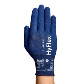 Ansell Hyflex 11-819 Mavi Esd Dokunmatik Ekran Konforlu İş Eldiveni