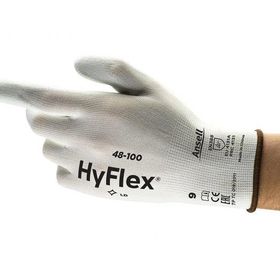 Ansell Hyflex 48-100 Beyaz Sensilite Poliüretan Kaplı İş Eldiveni