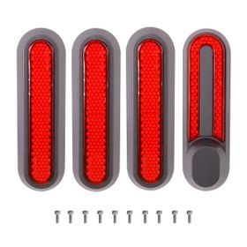 ANSENI Xiaomi 1S Essential Pro2 (kırmızı reflektör) Elektrikli Scooter için Reflektörlü yan tekerlek kapağı