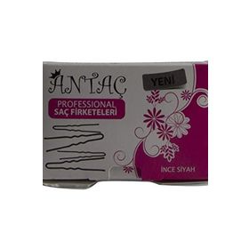 Antaç Topuzlu No:1 150 Adet İnce Siyah Firkete
