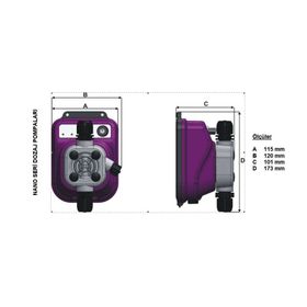 Antech Nano-A 5 lt 5 Bar Dozaj Pompası