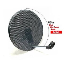 Antenci 40 cm Delikli mini Çanak Anten
