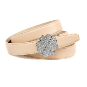 Anthoni Crown Bej 80 Kadın Kemeri