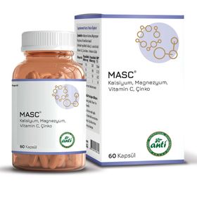 Anti Masc Kalsiyum Magnezyum Vitamin C Çinko 60 Kapsül