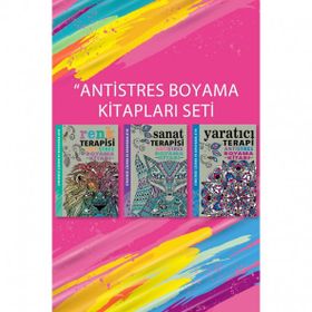 Antistres Boyama Kitapları Takım Set 3 Kitap