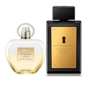 Antonio Banderas The Golden Secret EDT 100 ml Erkek Parfümü + Her Golden Secret EDT 80 ml Kadın Parfümü 2'li Set
