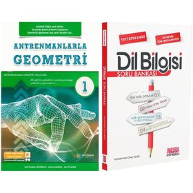 Antrenmanlarla Geometri 1 ve AKM Dil Bilgisi Soru Bankası Seti 2 Kitap