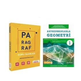 Antrenmanlarla Geometri 1 ve Ankara Kitap Merkezi Paragraf Soru Bankası Seti 2 Kitap