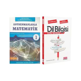 Antrenmanlarla Matematik 1 ve AKM Dil Bilgisi Soru Bankası Seti 2 Kitap