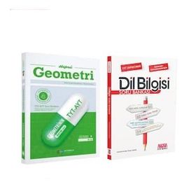Antrenmanlarla TYT AYT Hepsi Geometri Soru Bankası ve AKM Dil Bilgisi Soru Bankası Seti 2 Kitap