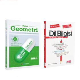 Antrenmanlarla TYT AYT Hepsi Geometri Soru Bankası ve AKM Dil Bilgisi Soru Bankası Seti 2 Kitap