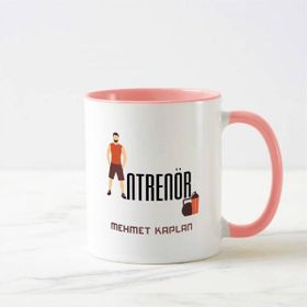 Antrenör Pembe Kupa Bardak