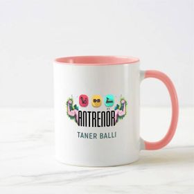 Antrenör Pembe Kupa Bardak