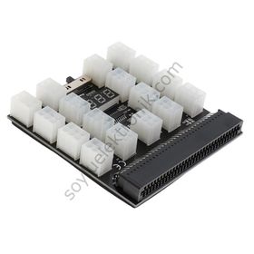 Anunnaki 17 Port Led Ekran Voltmetre Göstergeli Güç Modülü Sunucu Kartı
