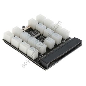Anunnaki 17 Port Led Ekran Voltmetre Göstergeli Güç Modülü Sunucu Kartı