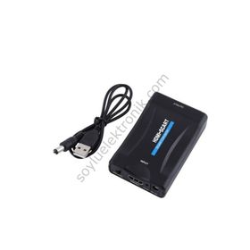 Anunnaki HDMI To SCART AV Video Tv Çevirici Dönüştürücü Adaptör