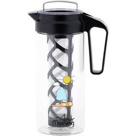 Any Morning CGJ054 Şeffaf 1300 ml Soğuk Demleme Kahve ve Çay Sürahisi