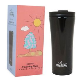 Any Morning SI231905 Mug Siyah Termos