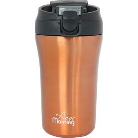 Any Morning SI232021 Mug Bakır 400 ml Bakır Iki Ağızlı Termos