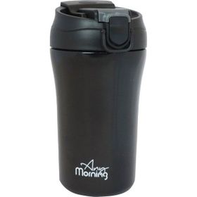 Any Morning SI232021 Mug Siyah 400 ml İki Ağızlı Termos