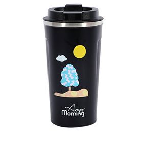 Any Morning SK22016 Siyah 510 ml Termos Mug