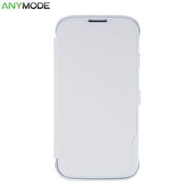 Anymode Samsung Galaxy S4 i9500 Folio Beyaz Kılıf