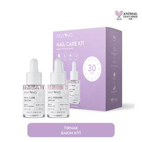 Anyong 20 ml Bakım Serumu + 20 ml Peeling Serumu Tırnak Bakım Seti