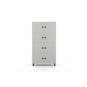 Anzera Lego XL Beyaz 96x40x181.5 cm Büyük Boy Çok Amaçlı Dolap