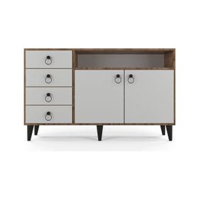 Anzera Liva 140x40x83 cm Atlantik Çam Beyaz Konsol Mobilya