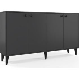 Anzera Livorno Gümüşlük 160 cm Antrasit Konsol Mobilya