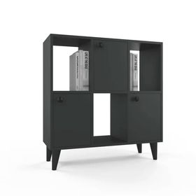 Anzera Opus Antrasit 90x35x95 cm Çok Amaçlı Dolap